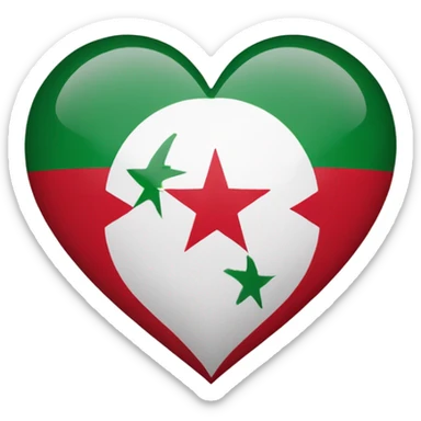 ￼free syria flag inside heart sticker