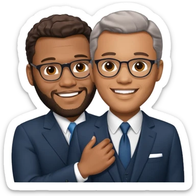 Tyler Perry gay holding another man  sticker