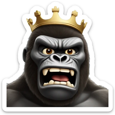 King Kong angry sticker