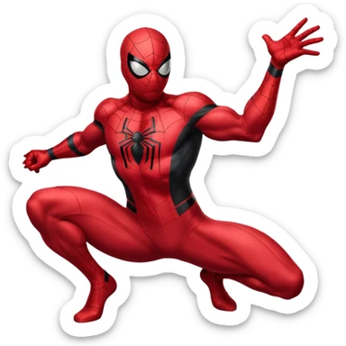 Spiderman Kaine Parker Clone Scarlet Spiderman emoji sticker