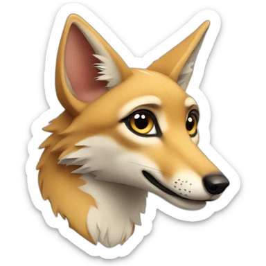 cute Jackal sticker