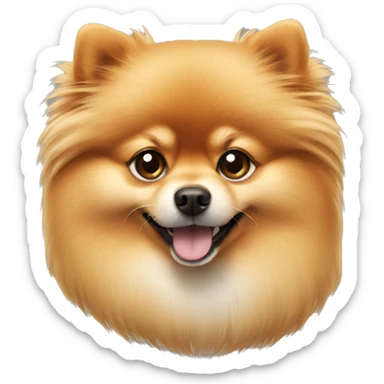 Pomeranian dog sticker