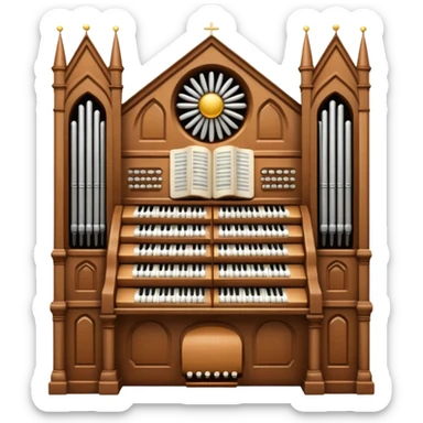 A church Organ sticker