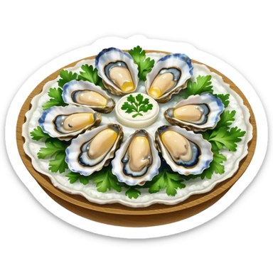 oyster salad sticker