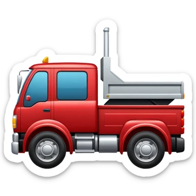 A truck going right direction sticker