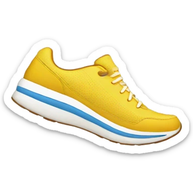 running shoes with wind effect sticker