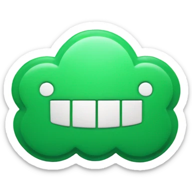 create a shape emoji green verified badge that has scalloped edges and binary code written in white on the inside sticker