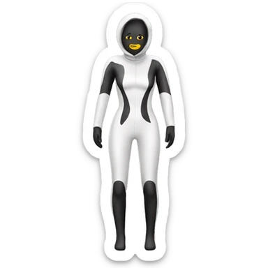 latex catsuit sticker