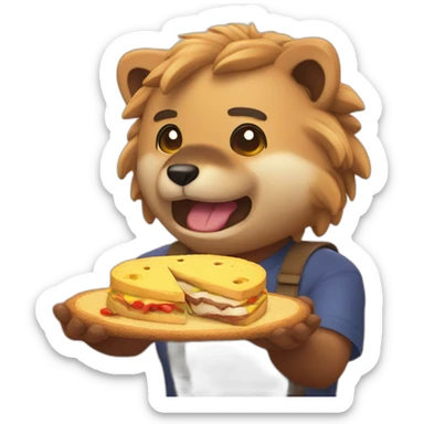 🦔 comiendo sandía  sticker
