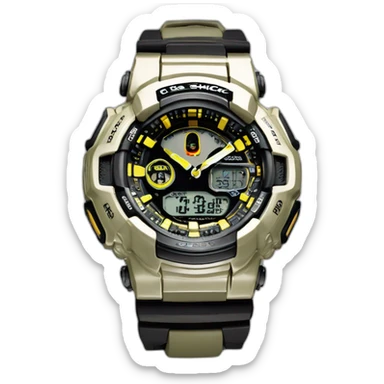 montre g-shock modèle DW-5000 sticker