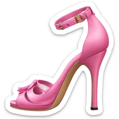 Pink Chanel heels sticker