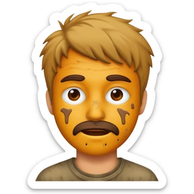 Stinky person  sticker