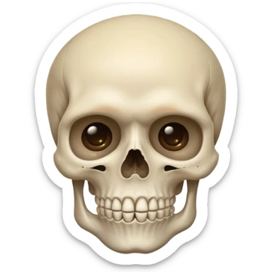 Use the normal like skull emoji and combine it with the normal pregnant man emoji sticker
