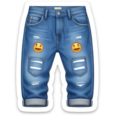 baggy Denim Jeans sticker
