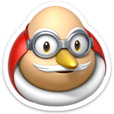 Eggman sonicdash sticker