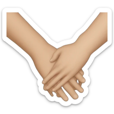 holding hands cartier sticker