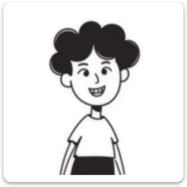 smiling face with braces sticker