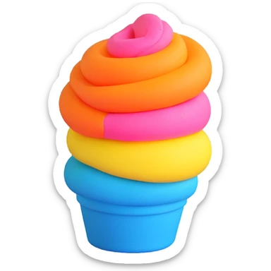 creative Play-Doh creation sticker