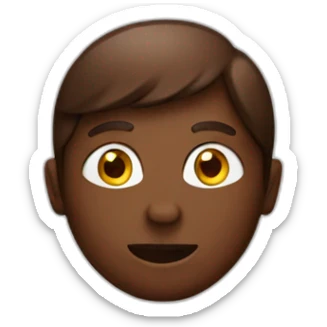 une personne qui mange du chocolat sticker