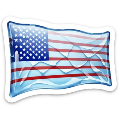 Ice USA flag emoji sticker