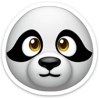 panda frontal sticker