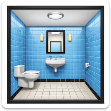 SCHOOL BATHROOM sticker