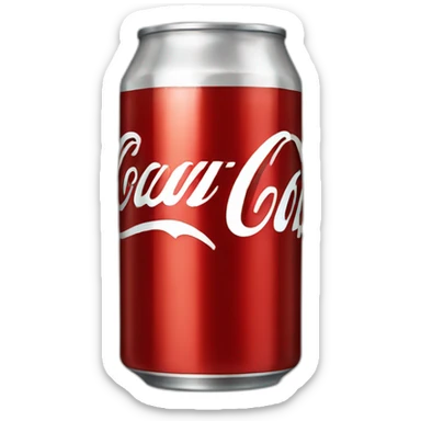 Vintage glass Diet coke sticker