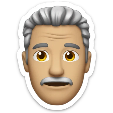 hombre agresivo sticker