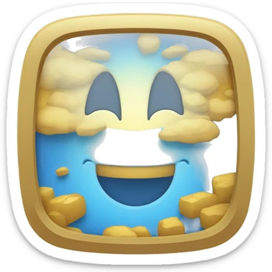 The inscription "команда" is surrounded by a blue square frame with rounded edges and flickering sticker