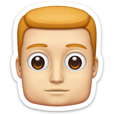 haceme un sprunki con cuerpo cuadrado  fino sticker