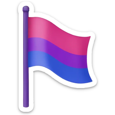 Bi flag sticker