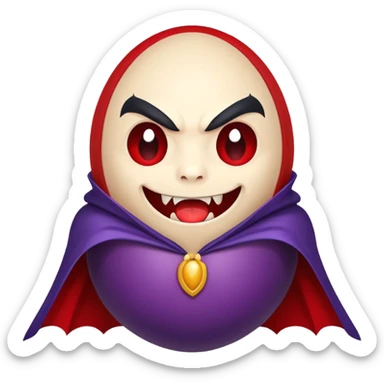 vampire easter egg cute sticker
