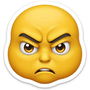 Generate an angry emoji sticker
