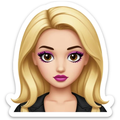 brianne howey as pretty bratz baddie sticker
