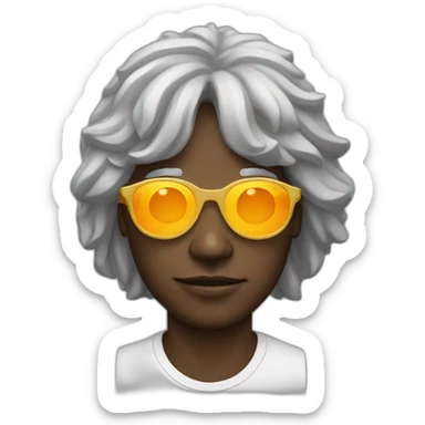 Eduardo camavinga with Solar glasses sticker