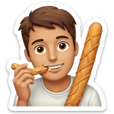 Chill guy churros sticker