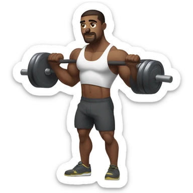 Gym bro Gym sticker