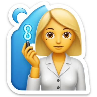 Naked big boobs girl and her boobs got licked by an old man sticker