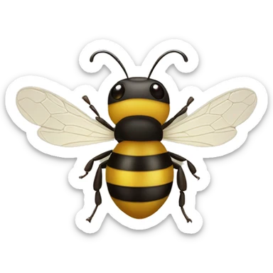 Bee sticker