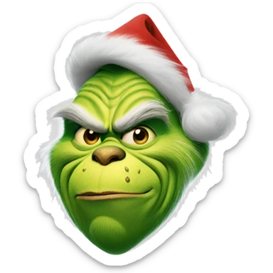 The grinch sticker