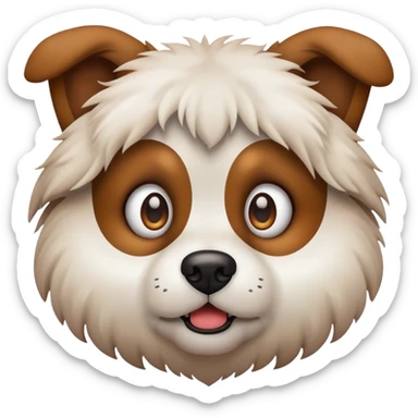 scary dog emoji sticker