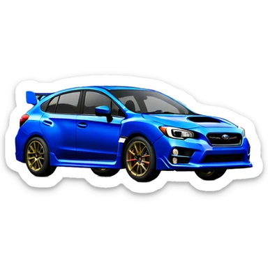 Subaru STi Hatchback sticker