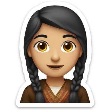 armenian girl sticker