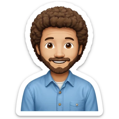 bob ross sticker