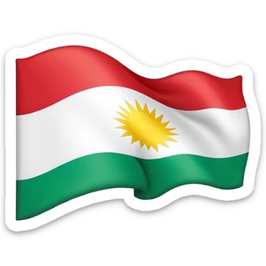 Kurdistan flag emoji sticker