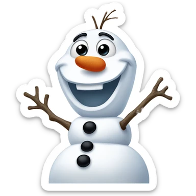 Olaf the snowman sticker