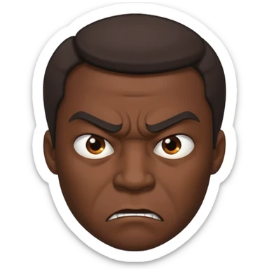 angry man looking right

 sticker