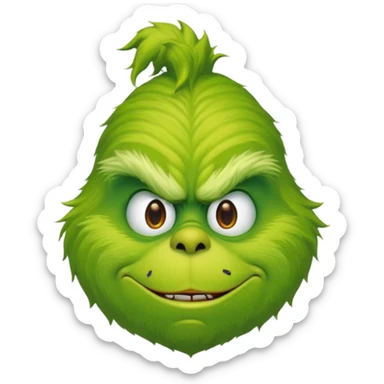 Grinch sticker