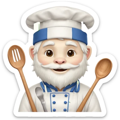 yeti the chef sticker