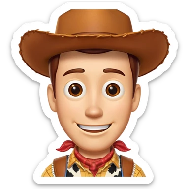 Woody toy story sticker